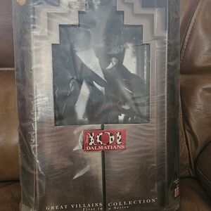 1996 Disney Cruella De Vil Doll with Red and Black Accents. New In Box. Unopened